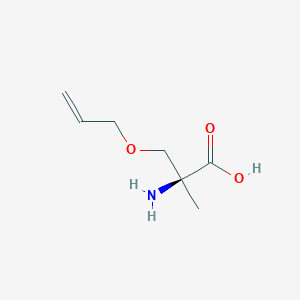 molecular formula C7H13NO3 B12831134 (S)-3-(Allyloxy)-2-amino-2-methylpropanoic acid 