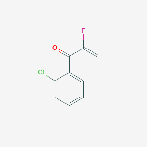 molecular formula C9H6ClFO B12831140 1-(2-Chlorophenyl)-2-fluoro-2-propen-1-one CAS No. 506437-48-5