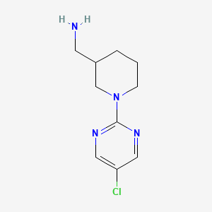 (1-(5-Chloropyrimidin-2-yl)piperidin-3-yl)methanamine