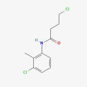 molecular formula C11H13Cl2NO B12831243 4-Chloro-N-(3-chloro-2-methylphenyl)butyramide 