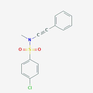 4-Chloro-N-methyl-N-(phenylethynyl)benzenesulfonamide