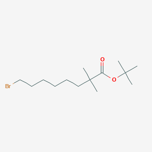 molecular formula C14H27BrO2 B12831267 tert-Butyl 8-bromo-2,2-dimethyloctanoate 