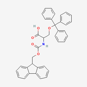 molecular formula C37H31NO5 B12831281 N-|A-Fmoc-O-trityl-D-serine 