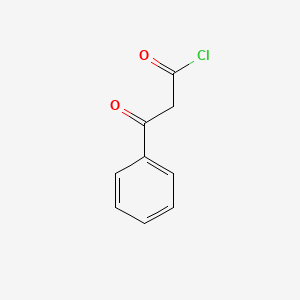 molecular formula C9H7ClO2 B12831287 3-Oxo-3-phenylpropanoyl chloride 