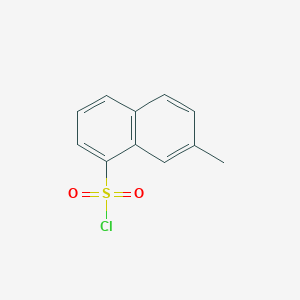 molecular formula C11H9ClO2S B12831332 7-Methylnaphthalene-1-sulfonyl chloride 