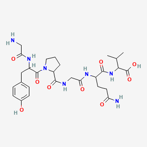 molecular formula C28H41N7O9 B12831338 PAR4 (1-6) (human) 