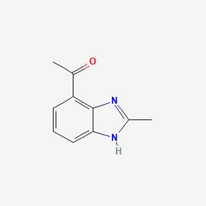 1-(2-methyl-1H-benzo[d]imidazol-4-yl)ethanone