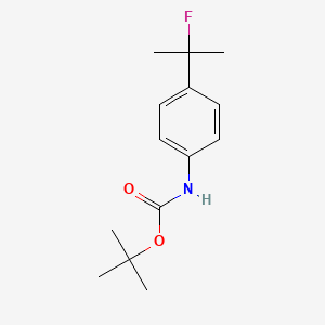 molecular formula C14H20FNO2 B12831390 tert-Butyl (4-(2-fluoropropan-2-yl)phenyl)carbamate 