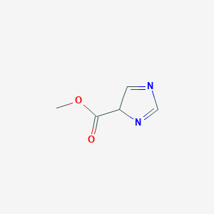 molecular formula C5H6N2O2 B12831398 4h-Imidazole-4-carboxylic acid methyl ester 