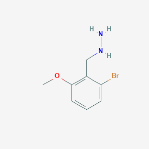 (2-Bromo-6-methoxybenzyl)hydrazine