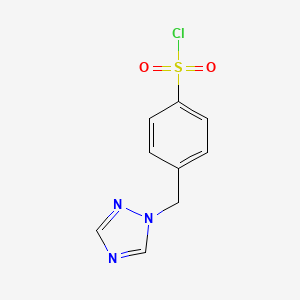 4-((1H-1,2,4-Triazol-1-yl)methyl)benzenesulfonyl chloride