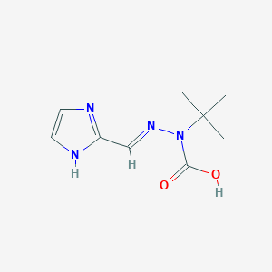 2-((1H-Imidazol-2-yl)methylene)-1-(tert-butyl)hydrazinecarboxylic acid