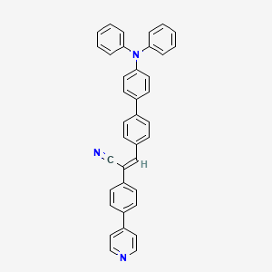 (Z)-3-(4'-(Diphenylamino)-[1,1'-biphenyl]-4-yl)-2-(4-(pyridin-4-yl)phenyl)acrylonitrile