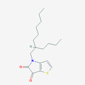 molecular formula C18H27NO2S B12831501 4-(2-Butyloctyl)-4H-thieno[3,2-b]pyrrole-5,6-dione 