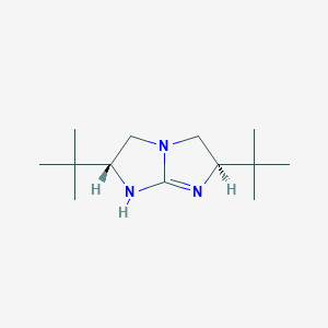 molecular formula C13H25N3 B12831569 (2R,6R)-2,6-Di-tert-butyl-2,3,5,6-tetrahydro-1H-imidazo[1,2-a]imidazole 