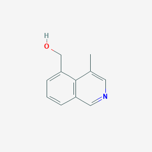 molecular formula C11H11NO B12831611 (4-Methylisoquinolin-5-yl)methanol 