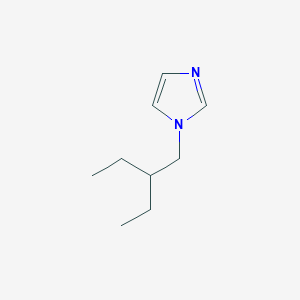 molecular formula C9H16N2 B12831630 1-(2-Ethylbutyl)-1H-imidazole 