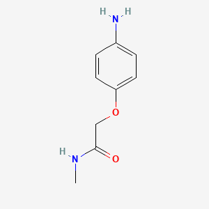 molecular formula C9H12N2O2 B1283165 2-(4-aminophenoxy)-N-methylacetamide CAS No. 52547-48-5