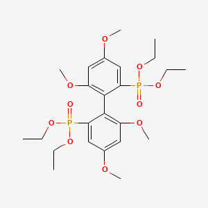 Tetraethyl (4,4',6,6'-tetramethoxy-[1,1'-biphenyl]-2,2'-diyl)bis(phosphonate)