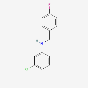 3-Chloro-N-(4-fluorobenzyl)-4-methylaniline