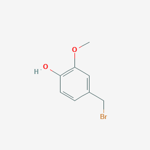 molecular formula C8H9BrO2 B12831677 4-(Bromomethyl)-2-methoxyphenol 