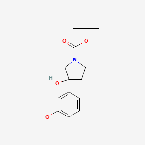 Tert-butyl 3-hydroxy-3-(3-methoxyphenyl)pyrrolidine-1-carboxylate