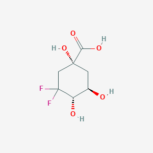 (1R,4S,5R)-3,3-difluoro-1,4,5-trihydroxycyclohexane-1-carboxylic acid