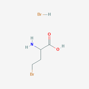 molecular formula C4H9Br2NO2 B1283170 2-氨基-4-溴丁酸氢溴酸盐 CAS No. 76338-90-4