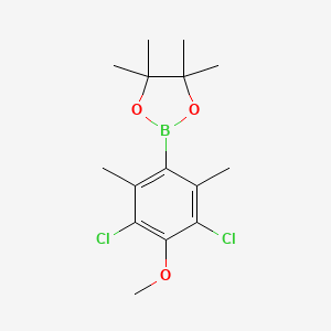 2-(3,5-Dichloro-4-methoxy-2,6-dimethylphenyl)-4,4,5,5-tetramethyl-1,3,2-dioxaborolane