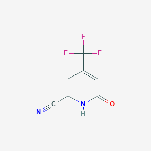 6-Hydroxy-4-(trifluoromethyl)picolinonitrile