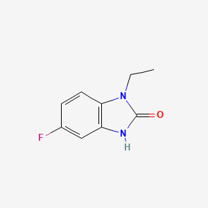 molecular formula C9H9FN2O B12831749 1-Ethyl-5-fluoro-1H-benzo[d]imidazol-2(3H)-one 