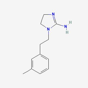 1-(3-Methylphenethyl)-4,5-dihydro-1H-imidazol-2-amine