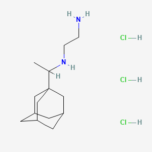 N1-(1-(Adamantan-1-yl)ethyl)ethane-1,2-diamine trihydrochloride