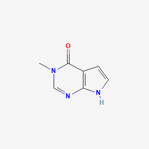 3-Methyl-3,7-dihydro-4h-pyrrolo[2,3-d]pyrimidin-4-one