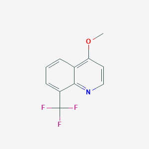 molecular formula C11H8F3NO B12831888 4-Methoxy-8-trifluoromethylquinoline 