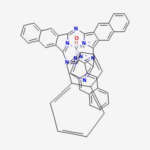 molecular formula C48H24N8OV B12831896 Vanadyl 2,3-naphthalocyanine 