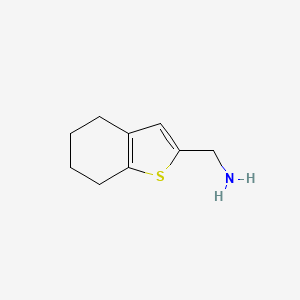 molecular formula C9H13NS B12831910 (4,5,6,7-Tetrahydrobenzo[b]thiophen-2-yl)methanamine 