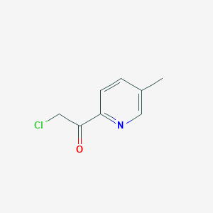 molecular formula C8H8ClNO B12831926 2-Chloro-1-(5-methylpyridin-2-yl)ethan-1-one 