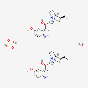 (R)-((1S,2S,4S,5R)-5-Ethylquinuclidin-2-yl)(6-methoxyquinolin-4-yl)methanol hemisulfate hydrate