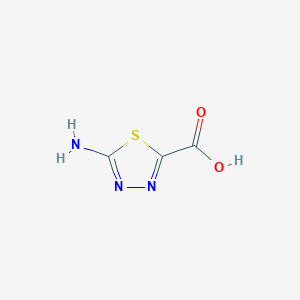 B1283194 5-Amino-1,3,4-thiadiazole-2-carboxylic acid CAS No. 63326-73-8