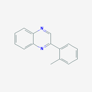 molecular formula C15H12N2 B12831943 2-(2-Methylphenyl)quinoxaline CAS No. 105702-07-6