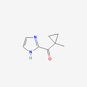 molecular formula C8H10N2O B12831948 (1H-Imidazol-2-yl)(1-methylcyclopropyl)methanone 