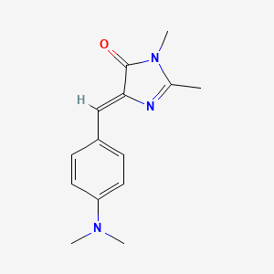 4-(4-(Dimethylamino)benzylidene)-1,2-dimethyl-1H-imidazol-5(4H)-one