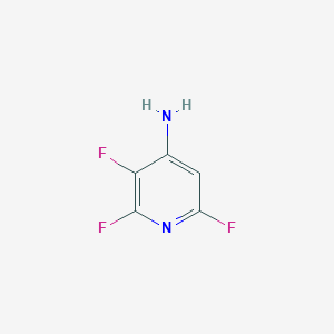 molecular formula C5H3F3N2 B1283207 2,3,6-三氟吡啶-4-胺 CAS No. 63489-55-4