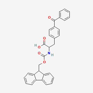 molecular formula C31H25NO5 B12832095 Fmoc-p-Bz-D-Phe-OH 