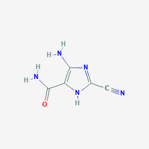 4-amino-2-cyano-1H-imidazole-5-carboxamide