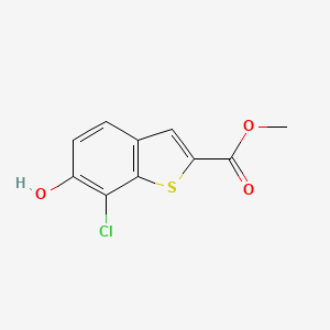 Methyl 7-chloro-6-hydroxybenzo[b]thiophene-2-carboxylate