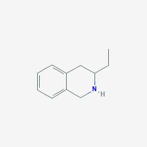molecular formula C11H15N B1283219 3-乙基-1,2,3,4-四氢异喹啉 CAS No. 111422-13-0