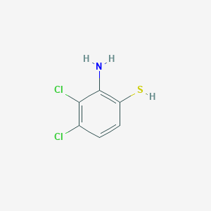 molecular formula C6H5Cl2NS B12832218 2-Amino-3,4-dichlorobenzenethiol CAS No. 126764-57-6