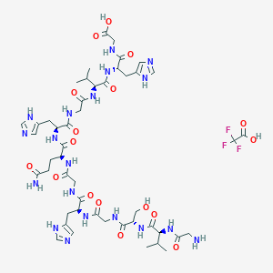 molecular formula C48H70F3N19O17 B12832219 Alloferon 2 Trifluoroacetate 